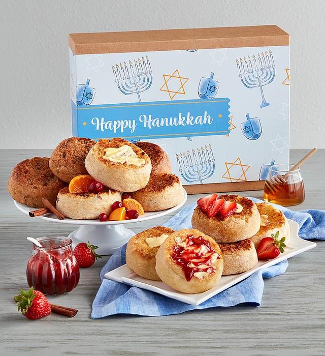 Mix & Match Super-Thick English Muffin Hanukkah Gift - Pick 4 by Wolfermans