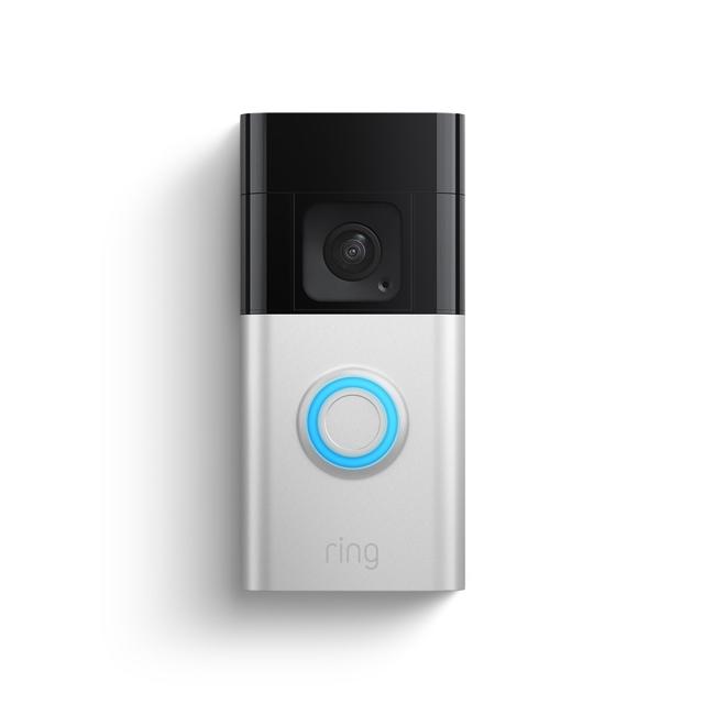 Ring Battery Doorbell Plus in Satin Nickel